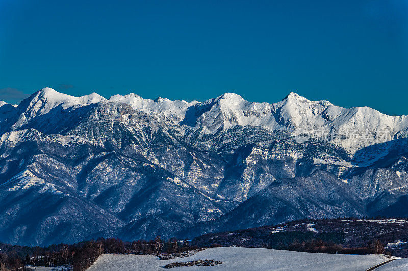 欧洲，斯洛文尼亚，Primorska, Triglav，朱利安阿尔卑斯山的雪山